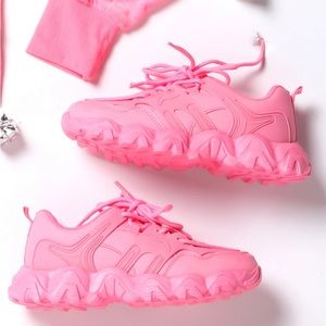 Fashion Nova pink sneakers